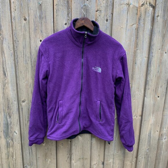 Vintage The North Face Reversible Sherpa Zip Up Jacket Medium - Picture 4 of 12